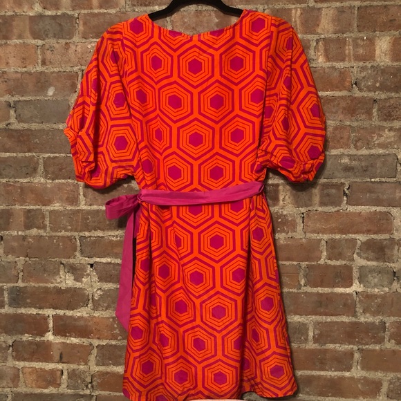 Emmelee Geometric Pattern Dress - Picture 2 of 3